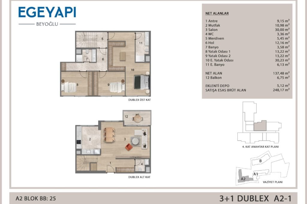 Ege Yapi Beyoglu Floor Plan
